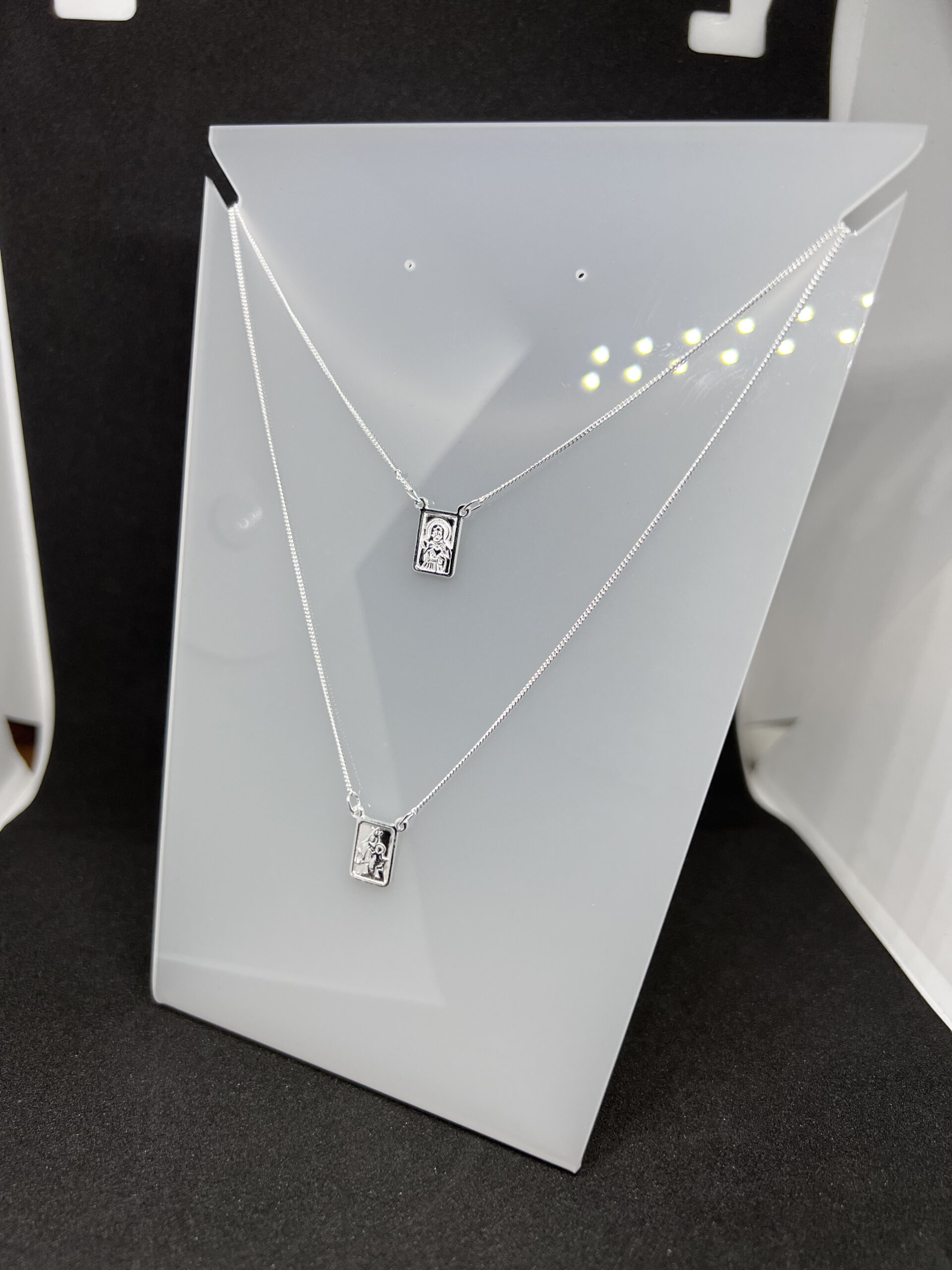 Escapulário grumet tradicional em prata 925 - Imagem 2