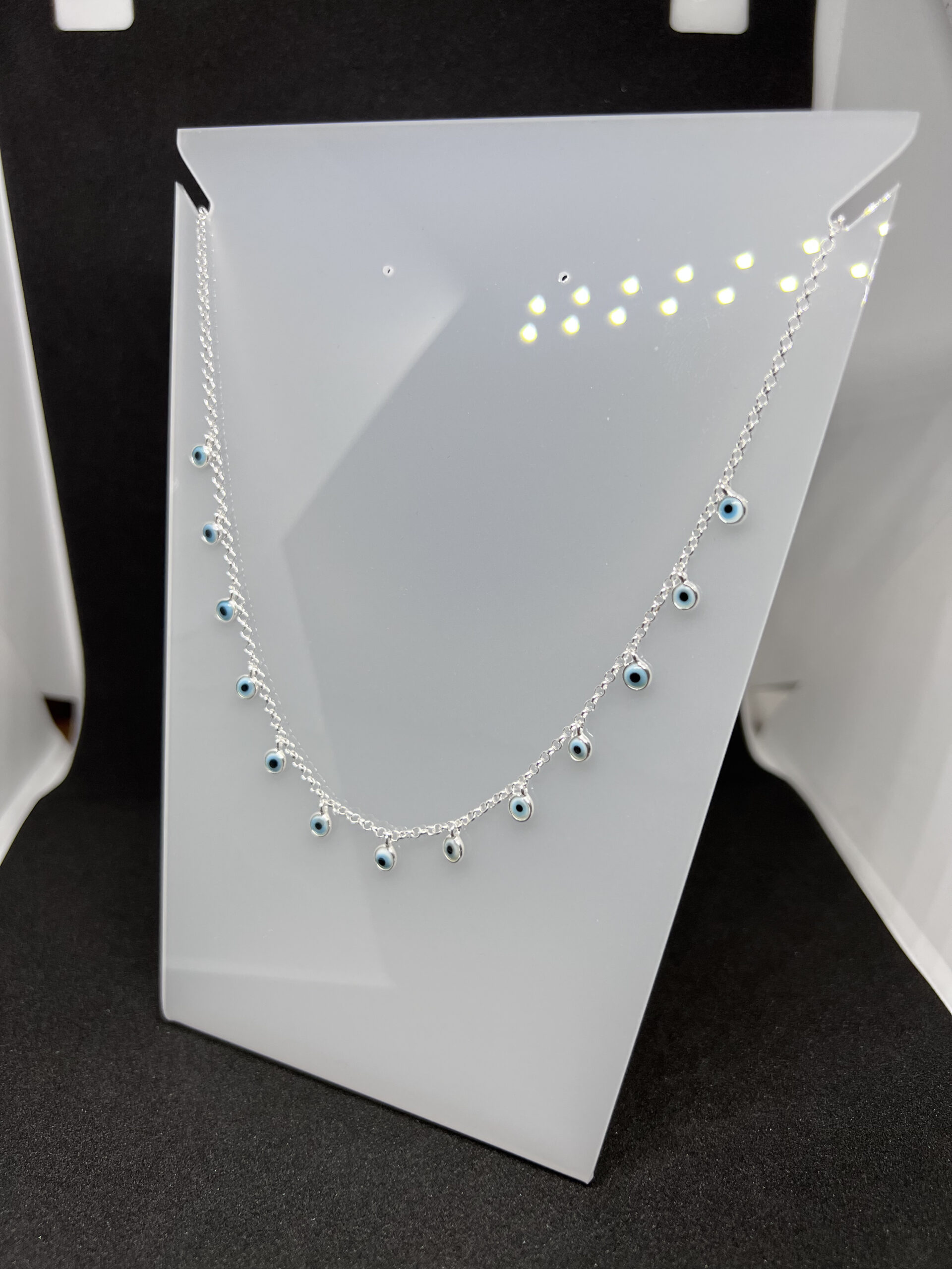 Chocker Olho Grego em prata 925 - Imagem 2