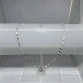 Colar corações vazado 45 cm